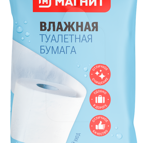 Туалетная бумага влажная Soft, 30 шт