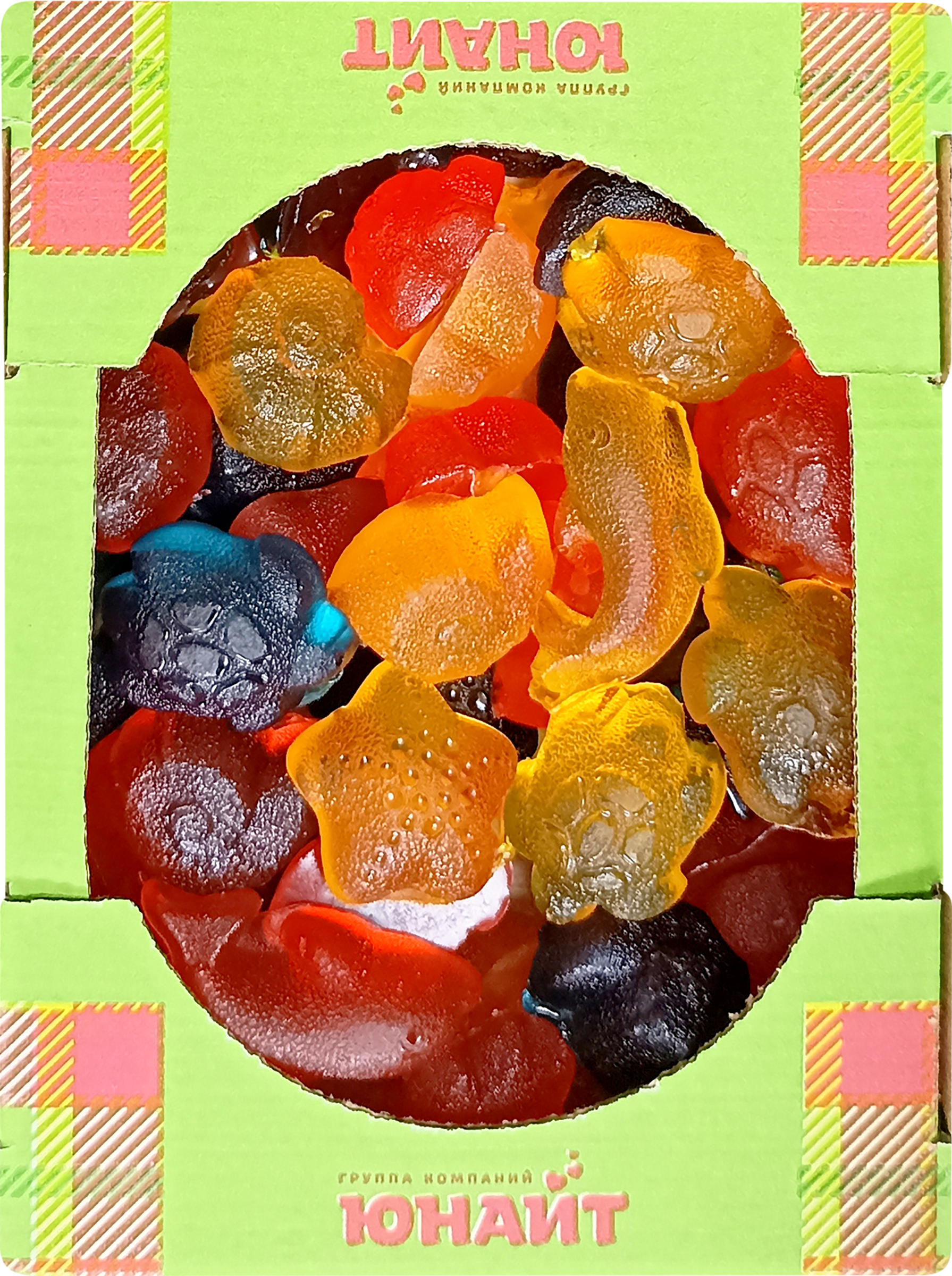 

Мармелад жевательный ЮНАЙТ Морское ассорти со вкусом бабл-гам, экзотика и пинаколада, 500г