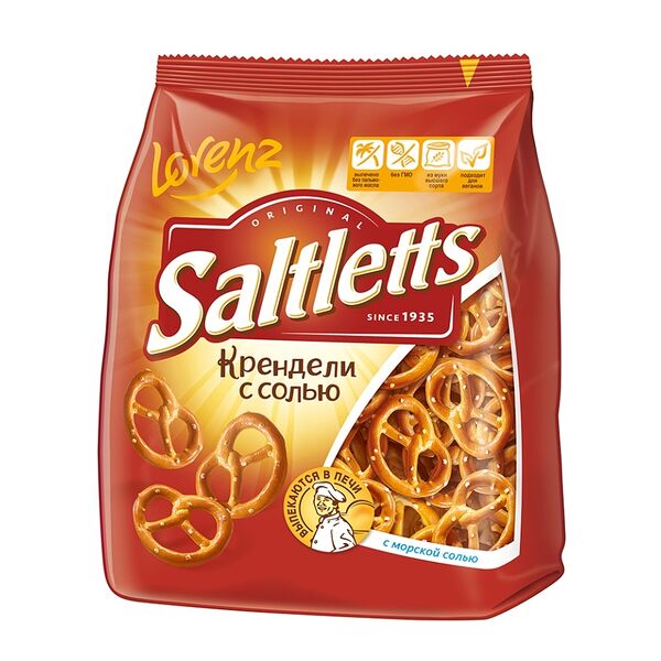 Крендельки Saltletts Precle соленые, Lorenz