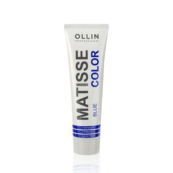 Тонирующая маска для волос Ollin Professional Matisse Color прямого действия Blue