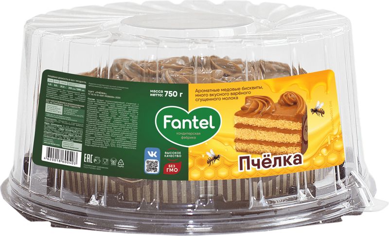 

Торт Fantel Пчёлка 750 г