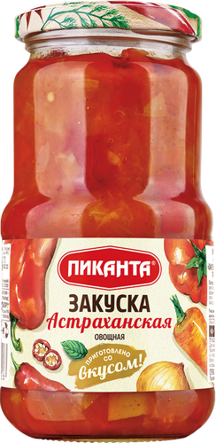 

Закуска Пиканта Астраханская овощная 460 г