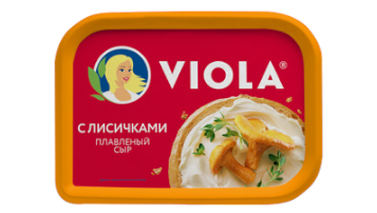 Сыр плавленый Viola с лисичками 50%