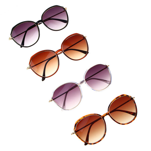 Galante очки солнцезащитные взрослые в чехле, пластик, металл, 142x53мм, 4 цвета, ос23-14 в ассортименте