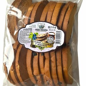 Сухари Орден Пекарей сдобные с изюмом 300г