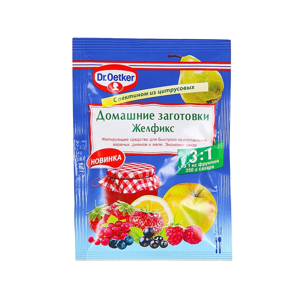 

Желирующее вещество Dr.Oetker Желфикс 3:1 для фруктов 25 г Россия