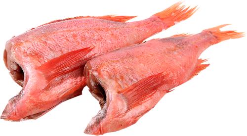 

Окунь морской потрошеный без головы из замороженного сырья вес