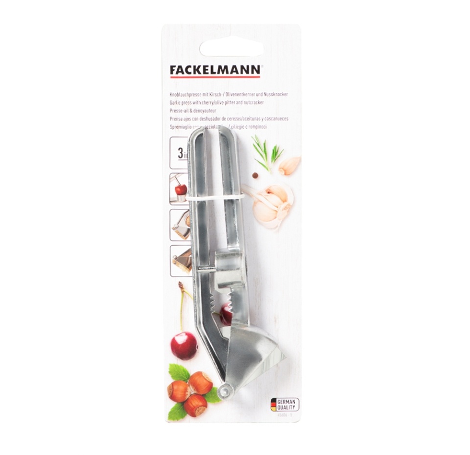 

Пресс для чеснока Fackelmann 3 in 1 15 см