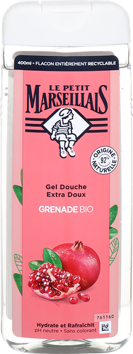 Гель для душа LE PETIT MARSEILLAIS Гранат био, 400мл
