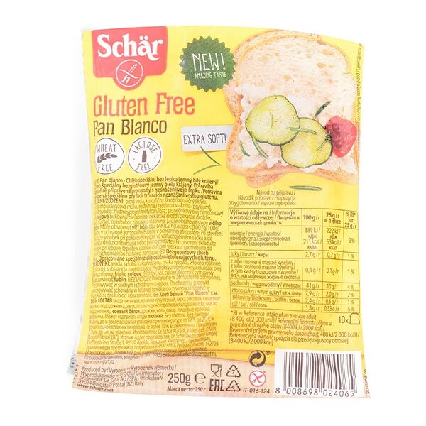 Хлеб белый безглютеновый, Dr. Schаr