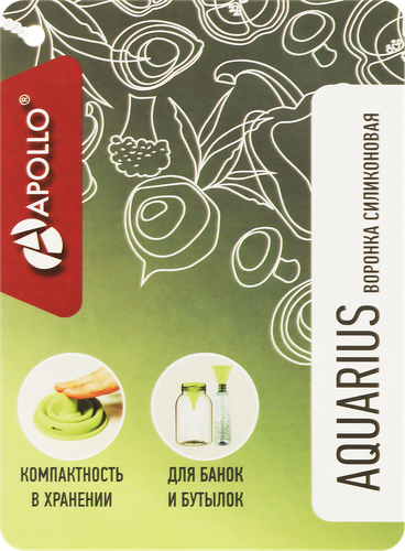 

Воронка Apollo складная силиконовая в ассортименте 1 шт