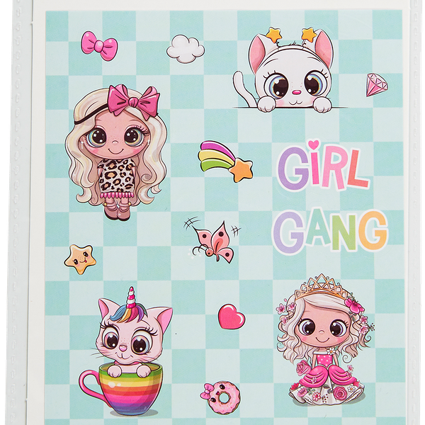 Набор наклеек Little Girl КЛ
