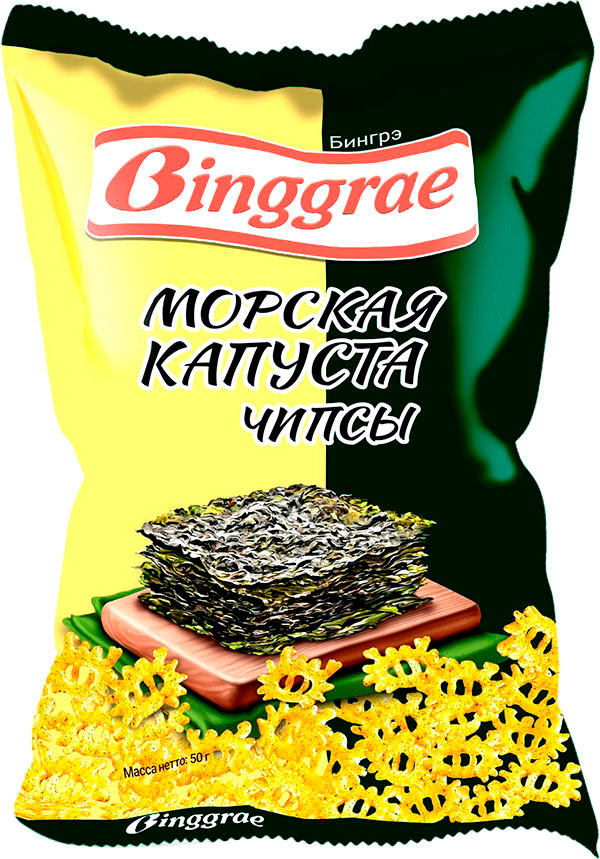 

Чипсы Binggrae со вкусом Морская капуста