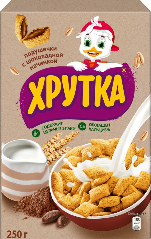

Готовый завтрак Хрутка Шоколадные подушечки 250 г