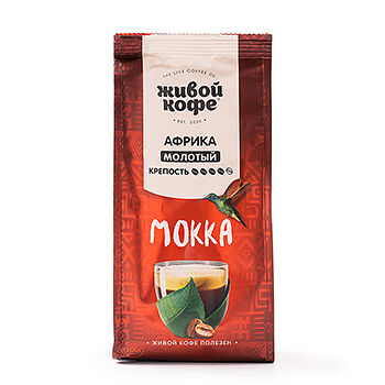 Кофе молотый Живой Кофе Mokka Африканская Арабика