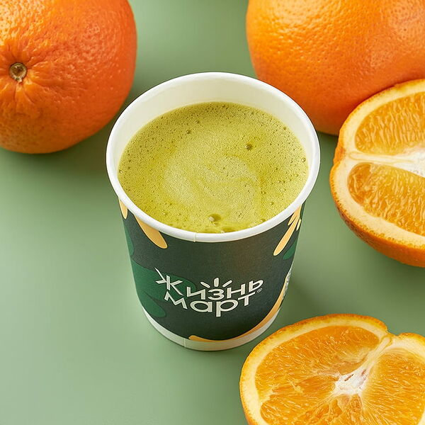 Апельсиновая матча (горячая) 200 мл