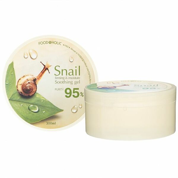 Гель Food A Holic Snail Firming & Moisture Soothing Gel 95% увлажняющий с муцином улитки, 300мл