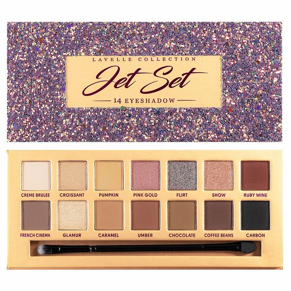 LAVELLE COLLECTION Палетка теней для век Jet Set, 18,2 г, 01 posh