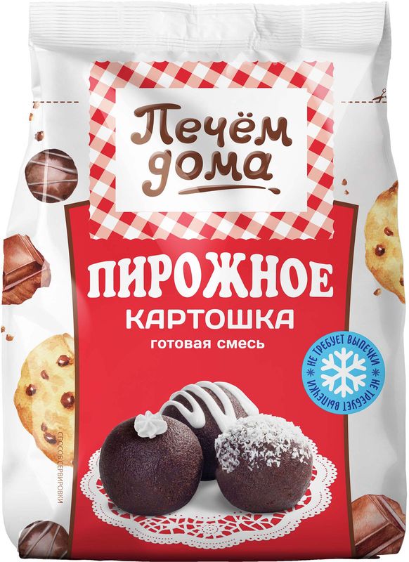 

Смесь для приготовления Печем Дома Пирожное Картошка, готовая 200 г