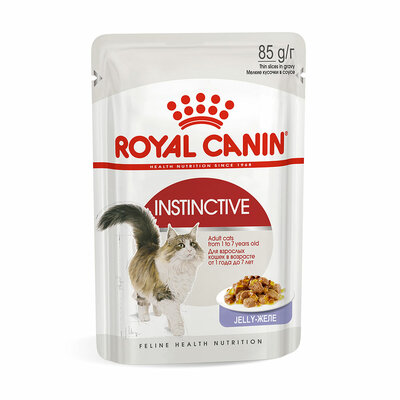Корм для взрослых кошек 1-7 лет Royal Canin Instinctive мелкие кусочки в желе