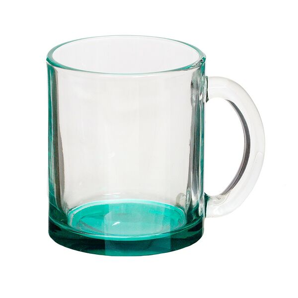 Кружка ОСЗ Чайная, 320 мл, цветное дно, стекло, в ассортименте.