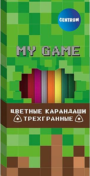 Карандаши Centrum пластиковые цветные 12 цветов в ассортименте
