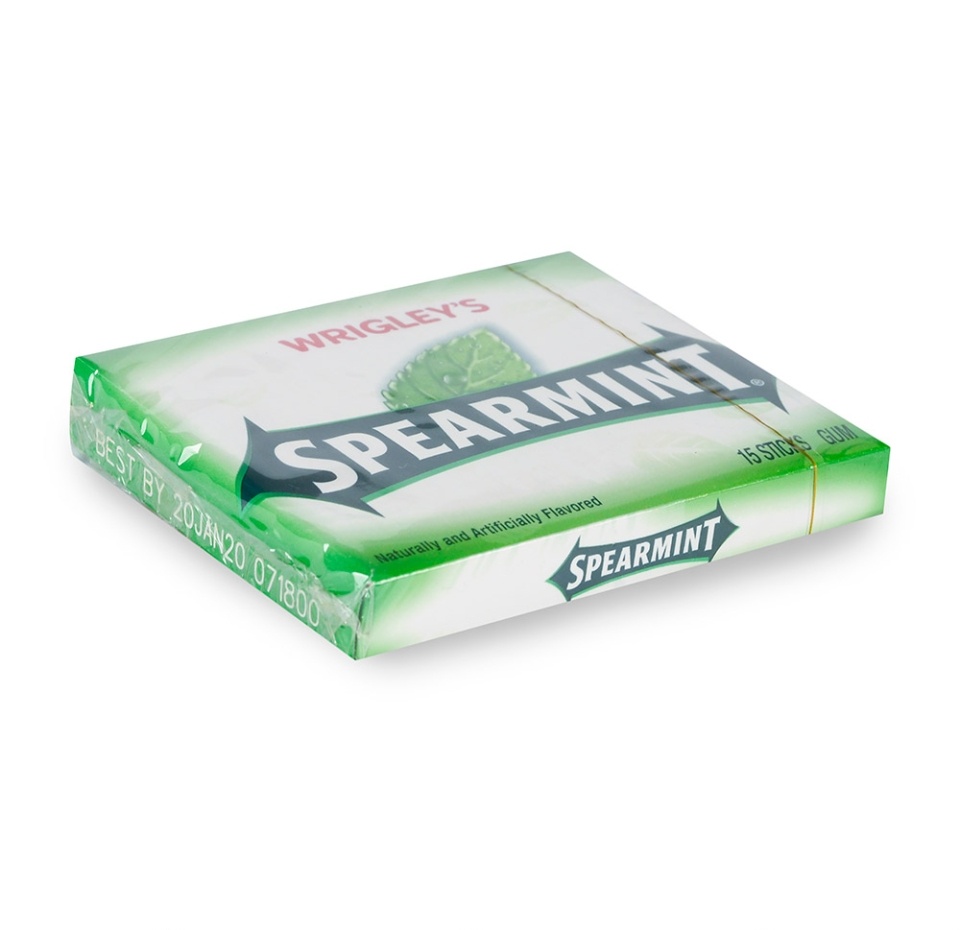 

Жевательная резинка Wrigley's Spearmint пластинки 15 шт