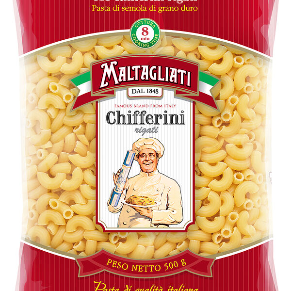 Макаронные изделия Maltagliati Рожки