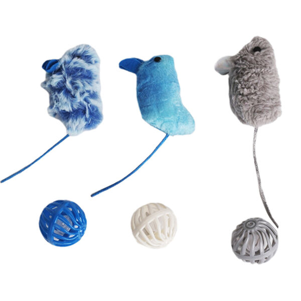 Petpark игрушка мышки и мячики с кошачьей мятой, набор