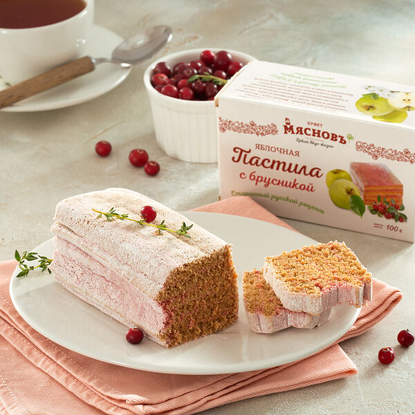 Пастила яблочная с брусникой МясновЪ Буфет