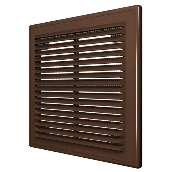 Решетка вентиляционная вытяжная, 150х150 мм, пластик