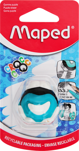 

Ластик-пазл для точного стирания Maped для чернографитных карандашей и термочувствительных чернил, Арт. 015901