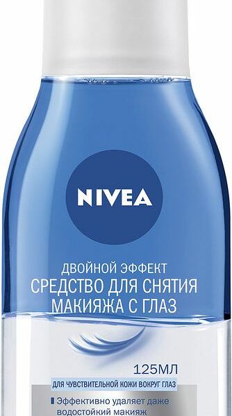 Средство для снятия макияжа с глаз Nivea Двойной эффект, 125мл