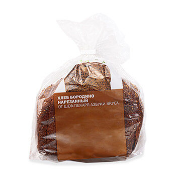Хлеб «Бородино» нарезанный, «Просто Азбука»