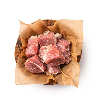 Шашлык из свиной шейки в виноградном уксусе, охлажденный