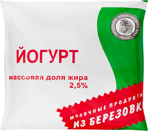 Йогурт питьевой ИЗ БЕРЕЗОВКИ 2,5% ГОСТ, без змж, 500г