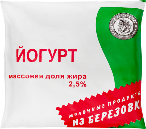 

Йогурт питьевой Молочные продукты из Березовки 2,5% ГОСТ 500 г