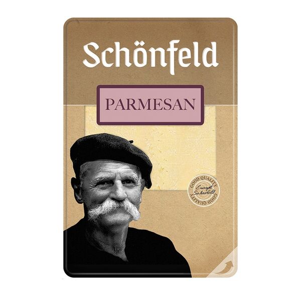 Сыр Schonfeld Пармезан нарезка, 125г