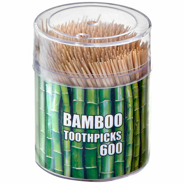 Зубочистки Куест персонал бамбуковые, 600 шт.