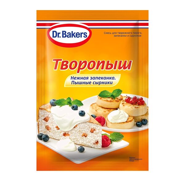 Смесь для приготовления Dr.Bakers творожного пирога и запеканки