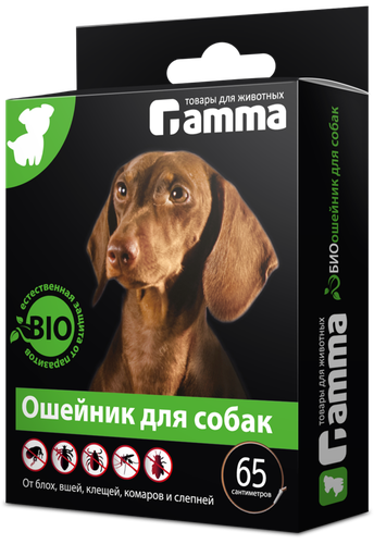 

Ошейник Гамма Bio для собак от внешних паразитов, 65 см
