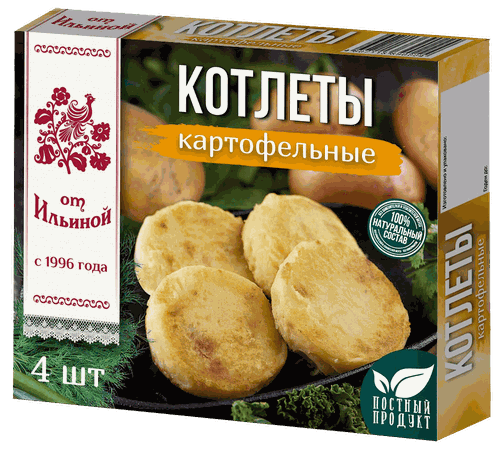 

Котлеты От Ильиной картофельные, 300 г