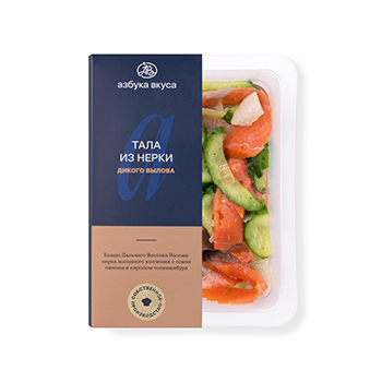 

Тала из нерки дикого вылова «Азбука вкуса» 150г, Россия