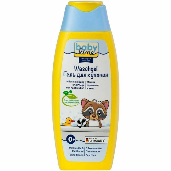 Гель для купания Babyline с ромашкой и пантенолом 0+ 250 мл