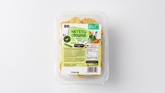 Наггетсы ВкусВилл овощные, замороженные