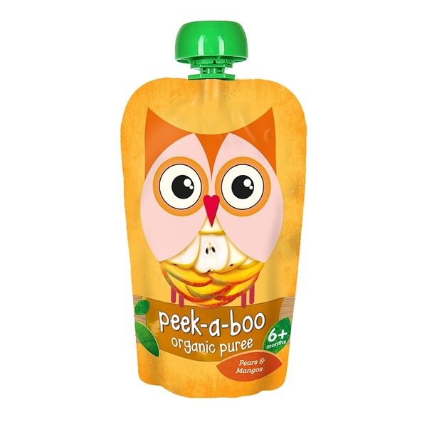 Пюре Peek-a-boo груша-манго с 6 месяцев