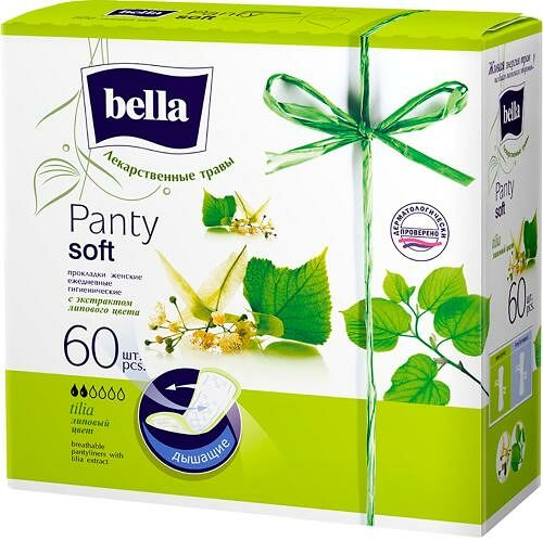 Прокладки ежедневные Bella Panty soft, 60 шт