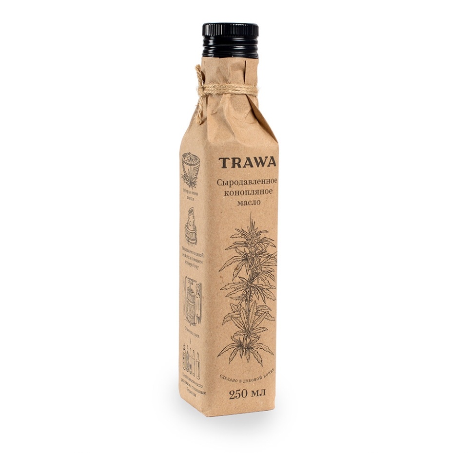 

Масло Trawa сыродавленное конопляное 250 мл