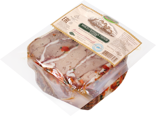 

Мясо свиных голов Вкусно так в форме
