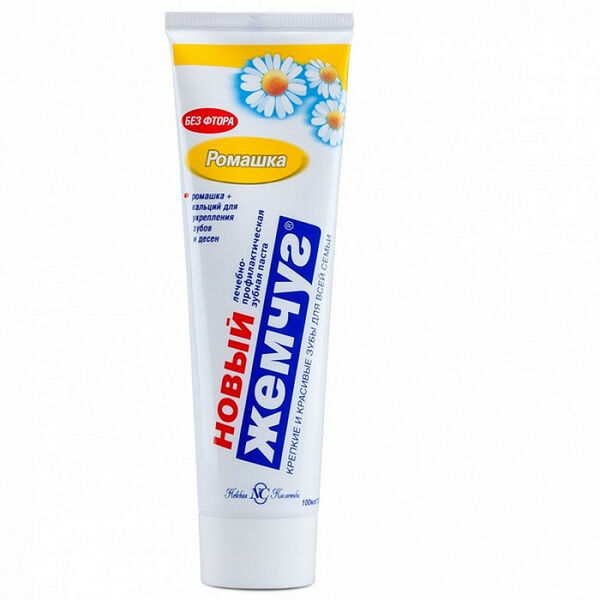 Зубная паста Новый жемчуг Ромашка